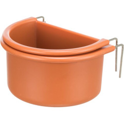TRIXIE Set of Hanging Bowls with Wire Holder (75 и 85 мл) Набор кормушек для попугая, 2 шт - фото