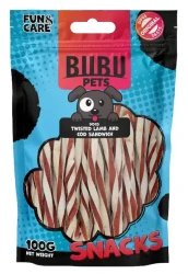 BUBU Pets Сэндвич с бараниной и треской, твистер (100 г)  - фото