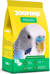 РОБИНЗОН Корм для мелких попугаев (500 г) Зоомир - фото