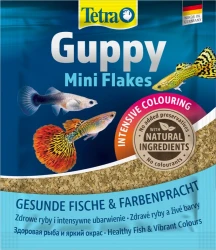 TETRA Guppy mini-flakes (саше 12 г) мини-хлопья - фото, картинка TETRA Guppy mini-flakes (саше 12 г) мини-хлопья - фото