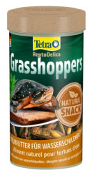 TETRA ReptoDelica Grasshoppers (20 г/250 мл) Корм с кузнечиками для водных черепах - фото