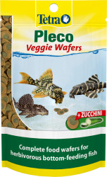TETRA Pleco Veggie Wafers (саше 15 г) корм-чипсы - фото, картинка TETRA Pleco Veggie Wafers (саше 15 г) корм-чипсы - фото