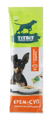 TiTBiT Крем-суп для собак с кусочками индейки (35 г) - фото
