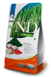 FARMINA GF SPIRULINA ADULT Herring/Wolfberry (1,5 кг) беззерновой с сельдью, ягодами годжи и спирулиной для взрослых кошек - фото