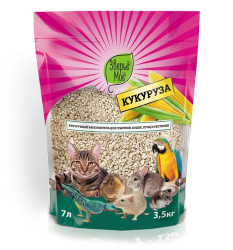 ЗВЕРЬЕ МОЕ Наполнитель кукурузный, средняя фракция (3,5 кг) - фото