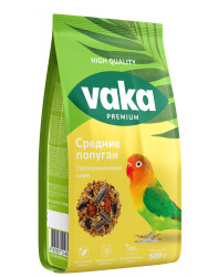 VAKA Premium Корм для средних попугаев (500 г) - фото