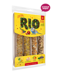 RIO Новогодний набор палочек для волнистых попугайчиков и экзотов (4 шт) - фото, картинка RIO Новогодний набор палочек для волнистых попугайчиков и экзотов (4 шт) - фото