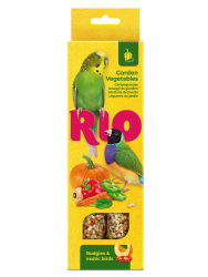 RIO Палочки для волнистых попугайчиков и экзотов с садовыми овощами (2 х 40 г) - фото