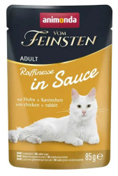 ANIMONDA VF Raffinesse in sauce (85 г) в изысканном соусе, из курицы и кролика - фото
