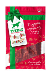 TiTBiT Новогодняя коллекция - джерки мясные из баранины для собак (70 г) - фото