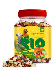 RIO Овощная смесь. Лакомство для средних и крупных попугаев (150 г) - фото