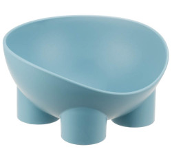 IDEA М 1809-A Миска для животных СЛОН серо-голубая (0,3 л) - фото