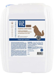ШАМПУНЬ-Кондиционер Doctor VIC с кератином и провитамином B5 для длинношерстных собак (канистра 5 л) - фото
