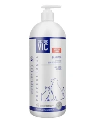 ШАМПУНЬ Doctor VIC для белой шерсти собак и кошек (1 л) - фото