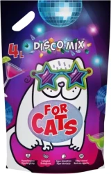 FOR CATS Наполнитель силикагелевый Disco Mix с ароматом голубого лотоса (4 л) - фото