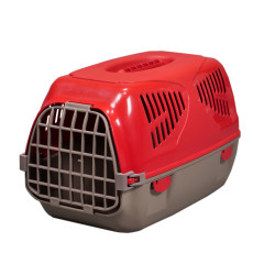 MPS SIRIO LITTLE Переноска пластик, красная (50 х 33,5 х h31 см) - фото