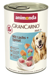 ANIMONDA GRAN CARNO ADULT (400 г) с лососем и шпинатом, для взрослых собак - фото