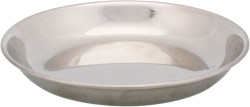 TRIXIE Stainless steel bowl Миска из нержавеющей стали, плоская (200 мл) - фото