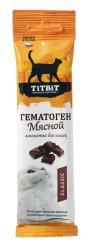 TiTBiT Гематоген мясной CLASSIC для кошек (30 г) - фото