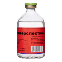 ИНТЕРСПЕКТИН-L Раствор для инъекций (100 мл) Interchemie (Спектиномицин 10% + линкомицин 5%) - фото