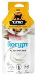 TiTBiT Йогурт классический для кошек (15 г) - фото