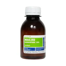 t° КАМФОРНОЕ масло 10% (100 мл) Фармакс - фото