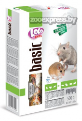 LOLO PETS Полнорационный корм для мышей и песчанок (500 г) - фото