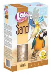 LOLO PETS Песок с ракушками для птиц (1500 г) - фото