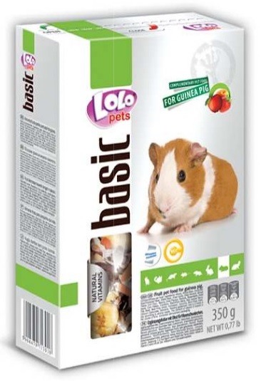 LOLO PETS Фруктовый корм для морских свинок (350 г) - фото