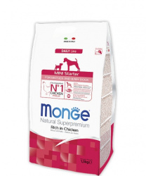 MONGE DOG MINI STARTER (1,5 кг) для щенков в период отъема и кормящих сук - фото