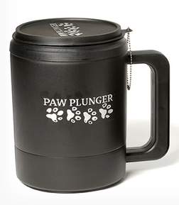 PAW PLUNGER Лапомойка большая, черная (для собак более 30 кг) - фото