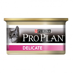 Pro Plan Delicate mousse (баночка 85 г) нежный мусс с индейкой, для привередливых кошек - фото