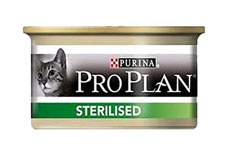 Pro Plan Sterilised terrine (баночка 85 г) паштет с тунцом и лососем, для стерилизованных кошек - фото