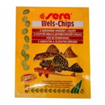 SERA Wels-Chips (саше 15 г) Корм в виде чипсов для сомиков - фото