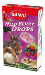 SANAL RODENT Wild Berry drops (45 г) Дропсы  для грызунов с лесными ягодами - фото
