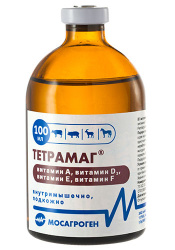 ТЕТРАМАГ Масляный раствор витаминов (100 мл) МАГ (Витамины A, D3, E, F) - фото