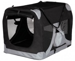 TRIXIE Палатка-переноска с каркасом size S-M черная/серая (50 х 50 х 70 см) - фото