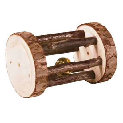 TRIXIE Игрушка для грызунов, барабан с колокольчиком (5 х 7 см) - фото